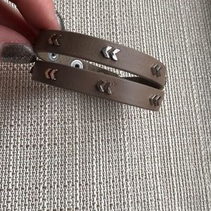 Stella & Dot leather arrow wrap bracelet